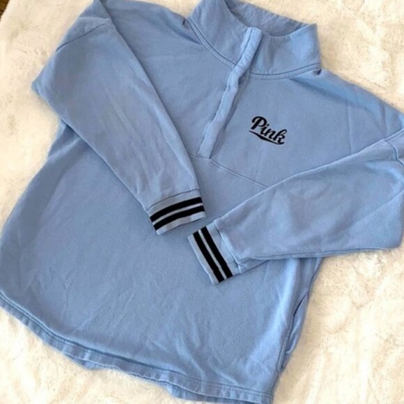 VS PINK 💕 Varsity Style Sweatshirt Sz L - Picture 2 of 6